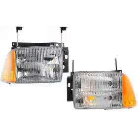 Plx-m0-gm145-b001l Carlights360 For 1995 1996 1997 Chevy Blazer Pair Headlights Driver And Passenger