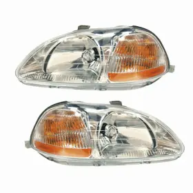 Plx-m0-hd136-a001l Carlights360 For 1996 97 1998 Honda Civic Pair Headlights Assembly Driver And Passenger Side Plx-m0-hd136-a001l Carlights360 For 1996 97 1998 Honda Civic Pair Headlights Assembly Driver And Passenger Side
