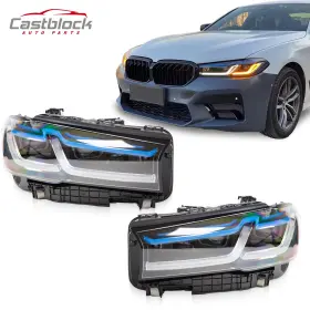 114-11023 Castblock Upgrade To Bmw 5 Series 2022 2023 G30 M5 Laser Headlights For 17-20 Led 114-11023 Castblock Upgrade To Bmw 5 Series 2022 2023 G30 M5 Laser Headlights For 17-20 Led