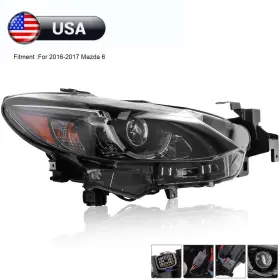 966345543227350 Cfriato For 2016-2017 Mazda 6 Led Headlight Headlamp With Afs Passenger Side Gmn3-51-031d 966345543227350 Cfriato For 2016-2017 Mazda 6 Led Headlight Headlamp With Afs Passenger Side Gmn3-51-031d