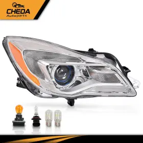 Gpl19715 Cheda Headlight Headlamp With Bulb Right Passenger Side Fit For 14-17 Buick Regal Factory Gpl19715 Cheda Headlight Headlamp With Bulb Right Passenger Side Fit For 14-17 Buick Regal Factory