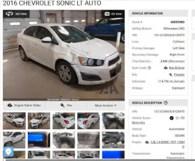 114-02919r Chevrolet Passenger Headlight Without Dusk Appearance Package Fits 16 Sonic 4328632