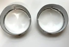3996942 Chevrolet 3996941 Monte Carlo Rh Lh Headlight Bezels Oem Chrome Chevy