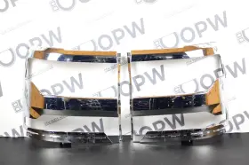 84548103 Chevrolet Mint 2016-2019 Silverado 1500 Headlight Trim Bezel Cover Set Pair Oem