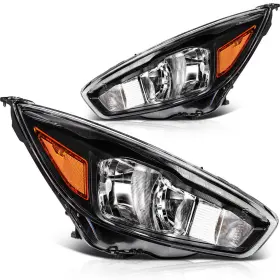 11219447 Choiceshare For 2015-2018 Ford Focus Black Housing Headlights Assembly Headlamps Lh Rh Pair 11219447 Choiceshare For 2015-2018 Ford Focus Black Housing Headlights Assembly Headlamps Lh Rh Pair