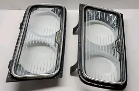 5719790 Chrysler 1965 300 New Yorker Newport Headlight Bezels Glass Headlamp Covers