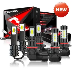 3570plus-h1 Chusyyray 3570plus-h1/9005/9145 For Subaru Outback 2005 2006 2007 2008 2009 Headlight Fog Light Led Combo Bulb