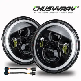 Chusyyray 480594714970 For Chevy Truck 1947 -1956 Dot 7 Inch Led Headlight Round High Low Beam Sealed