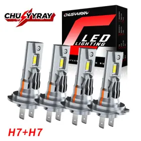 Chusyyray 782890727754 For Bmw 528i 2008-2016 4x 6000k Led Headlight Kit High &low Beam Bulbs