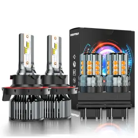 Ch2518128 Chusyyray For Dodge Dakota 2008-2011 Led Headlight High/low Beam Turn Signal Light Bulbs