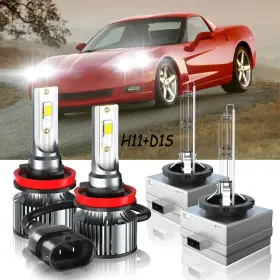 Plus-h11 Chusyyray Chu-l2 D1s For Chevrolet Corvette 2005-2013 H11 Led Hid Headlight Hi/lo Beam Bulbs Kit Plus-h11 Chusyyray Chu-l2 D1s For Chevrolet Corvette 2005-2013 H11 Led Hid Headlight Hi/lo Beam Bulbs Kit