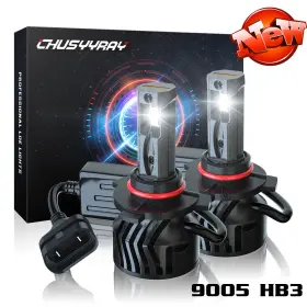 Chu2023f5plus-9005 Chusyyray For Dodge Charger 2016-2021 2pcs 6500k White 9005 Led Headlight Bulbs Hi/lo Beam