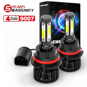 Chuk9plus-9007 Chusyyray Led For F150 1997-2003 Headlight Kit 9007 Hb5 6000k White Bulbs High-low Beam Chuk9plus-9007 Chusyyray Led For F150 1997-2003 Headlight Kit 9007 Hb5 6000k White Bulbs High-low Beam