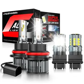 Chusyyray-l2 Chusyyray Plus-9007 3157 Fit 2002-2005 Dodge Ram 1500 2500 3500 4x Led Headlight Bulbs Switchback Light Chusyyray-l2 Chusyyray Plus-9007 3157 Fit 2002-2005 Dodge Ram 1500 2500 3500 4x Led Headlight Bulbs Switchback Light