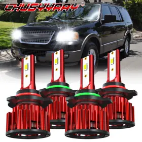 9006 Chusyyray Z6series-9005 9005 For Ford Expedition 2003-2006 6000k Led Headlight Bulbs High Low Beam 9006 Chusyyray Z6series-9005 9005 For Ford Expedition 2003-2006 6000k Led Headlight Bulbs High Low Beam
