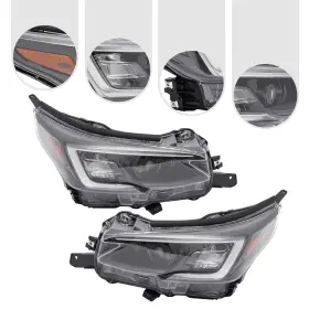 20-17360-00 Cncest Pair Led Headlights For 2021-2022 Subaru Outback/legacy Left Right Side