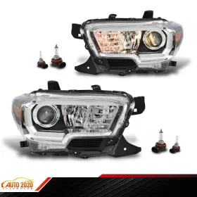 Cnnella05029017 Cnnella-69 Fit For 2016-2017 Toyota Tacoma Headlights Without Led Drl Left Right Headlamps