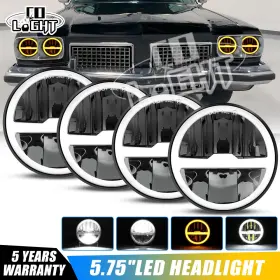 M004-zh-zq Colight 4x 5.75 Inch Led Headlights Hi/lo Halo Drl For 1958-1975 Oldsmobile Delta-88 Cutlass M004-zh-zq Colight 4x 5.75 Inch Led Headlights Hi/lo Halo Drl For 1958-1975 Oldsmobile Delta-88 Cutlass
