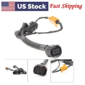 Comebuybest 420111132412 Halogen Touring Type R Led Headlight Adapter Harness Fit Honda Civic Le