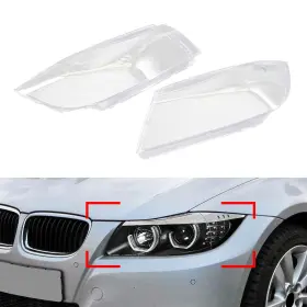 Comebuybestusa 320001116952 Front Headlight Lens Cover Clear For Bmw 3 Series E90 Sedan And E91 Wagon 05-08 Fl