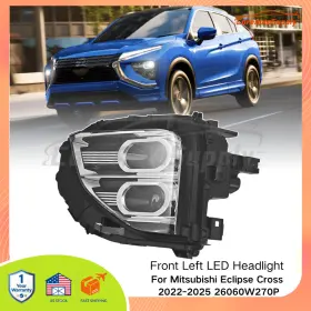 8apt15148bkl Coreautosup Front Left Led Headlight For Mitsubishi Eclipse Cross 2022-2025 26060w270p New