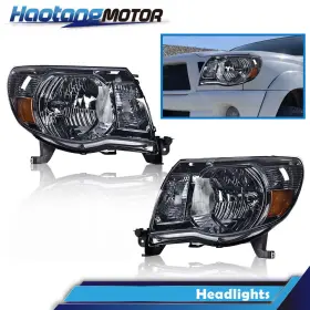 Ht-02hla2036asm Crossdesign Headlights Lamps Driver And Passenger Side Fit For 2005-2011 Toyota Tacoma Pickup