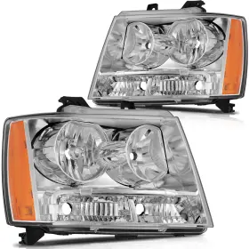 12103342 Csdex Headlights Assembly Left Right For Chevy Suburban 2007-2014 Halo Headamps 12103342 Csdex Headlights Assembly Left Right For Chevy Suburban 2007-2014 Halo Headamps