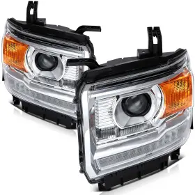 12211672 Csdex For 2014-2019 Gmc Sierra Base/denali/sle/slt Left Right Pair Headlights