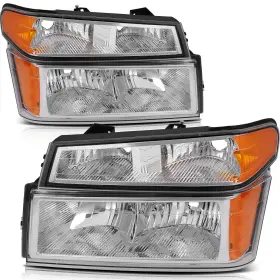 Cv161360icon Cv-icon Headlamps For Chevy Colorado 2004-2012 Headlights Assembly Pair Left Right Sides