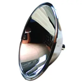 A-13025-c Dales Mfg A-13025-b Headlight Reflector One Bulb Style Chrome Finish 1928-31 Model A Ford A-13025-c Dales Mfg A-13025-b Headlight Reflector One Bulb Style Chrome Finish 1928-31 Model A Ford