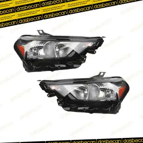 85045266 Dasbecan Pair Left And Right Halogen Headlight Assembly For Chevrolet Colorado 2023-2025