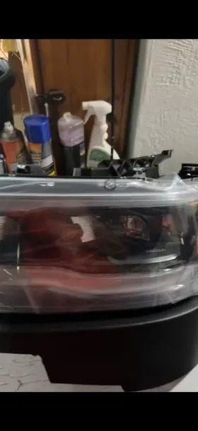 Dg6230119 Dasparts For 2019-2023 Dodge Ram 1500 Black Bezel Full Led With Drl Reflector Headlights Set