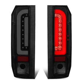 Dna Motoring Tl-f15094-led-3d-bk-sm Led Tail Light Assembly Driver Passenger 90-96 F 150 250 350 Bronco F150 F250