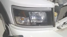 114-01246ar Dodge Truck Passenger Headlight Black Bezel With Silver Trim Fits 08-11 Dakota 5382134