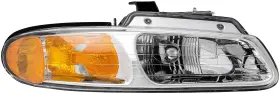 1590421 Dorman Passenger Side Headlight Assembly Compatible Medium Clear