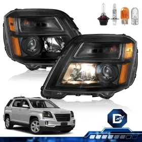 4296bm1080503 Driveforge01 Headlight Assembly For 2016-2017 Gmc Terrain Amber Halogen Projector With Bulbs L R