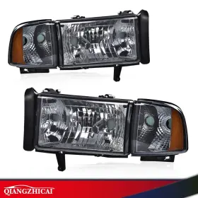Dsa543391 Ds-auto-parts Housing Amber Corner Headlights Lamp Smoked Fit For 1994-2002 Ram 1500 2500 3500 Dsa543391 Ds-auto-parts Housing Amber Corner Headlights Lamp Smoked Fit For 1994-2002 Ram 1500 2500 3500