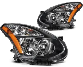 Du128204rall Durall For Nissan Rogue 2008 2009 2010-2013 Black Housing Pair Headlights Assembly Du128204rall Durall For Nissan Rogue 2008 2009 2010-2013 Black Housing Pair Headlights Assembly