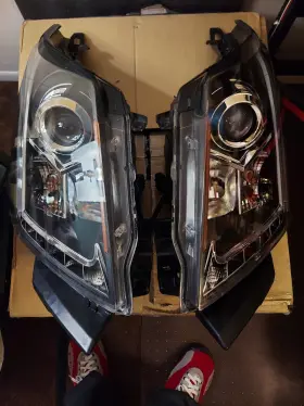 Gm604-b1wpa Eagle Eyes Black Projector Headlights For 2010-2016 Cadillac Srx With Halogen Gm604-b1wpa Eagle Eyes Black Projector Headlights For 2010-2016 Cadillac Srx With Halogen