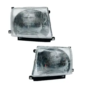 Ty619-b001l Eagle Eyes Left And Right Headlight Assembly Set For A 97-00 Toyota Tacoma