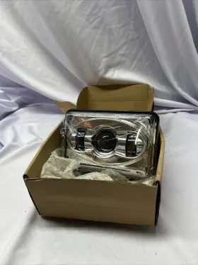 4600c-2-high Eagle Lights One 4 X 6 Chrome Led Headlight - High Beam 1a1 W
