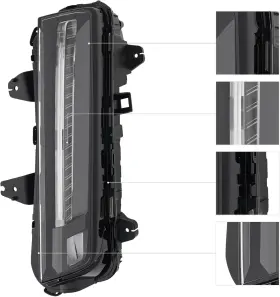 Bdsb1  Ealnmiate Front Led Headlights Assembly Left Side For 2020-2024 Cadillac Xt6 With Drl New
