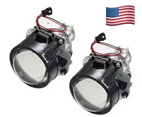 35-080 Electronixusa Mini 2.5 Inch H1 Bi-xenon Hid Projector Lens For Headlights Retrofit Custom Headlamp