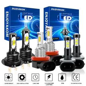 Enjoyakom 665388260714 For Kia Soul 2012-2013 Combo Led Headlight Hi Lo Beam Fog Light 6x Bulbs Enjoyakom 665388260714 For Kia Soul 2012-2013 Combo Led Headlight Hi Lo Beam Fog Light 6x Bulbs