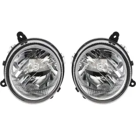 10820176 Evan-fischer Headlight Set For 2007-16 Jeep Patriot 2007-10 Compass Lh And Rh Pair With Bulb 10820176 Evan-fischer Headlight Set For 2007-16 Jeep Patriot 2007-10 Compass Lh And Rh Pair With Bulb