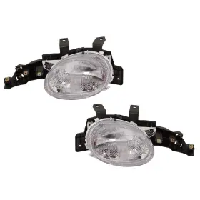 10824070 Evan-fischer Headlight Set For 95-99 Dodge Neon Plymouth Left And Right Side With Bulb