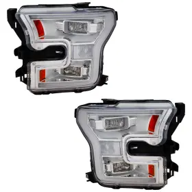 16585616 Evan-fischer Headlight Assembly Set For 2015-2017 Ford F-150 Left Right Capa Led With Bulb