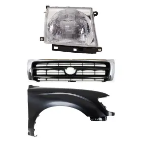 17168720 Evan-fischer Fender Kit For 97-2000 Toyota Tacoma Primed Passenger Side With Grille Assembly