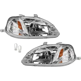 17293774 Evan-fischer Headlight Driving Head Light Headlamp Driver And Passenger Side Coupe Left Right 17293774 Evan-fischer Headlight Driving Head Light Headlamp Driver And Passenger Side Coupe Left Right