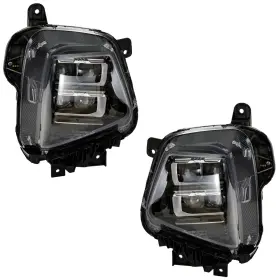 17679022 Evan-fischer Left And Right Led Headlights For Hyundai Tucson 2022-2023 With Bulbs Projector